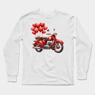 Valentine Motorbike Long Sleeve T-Shirt